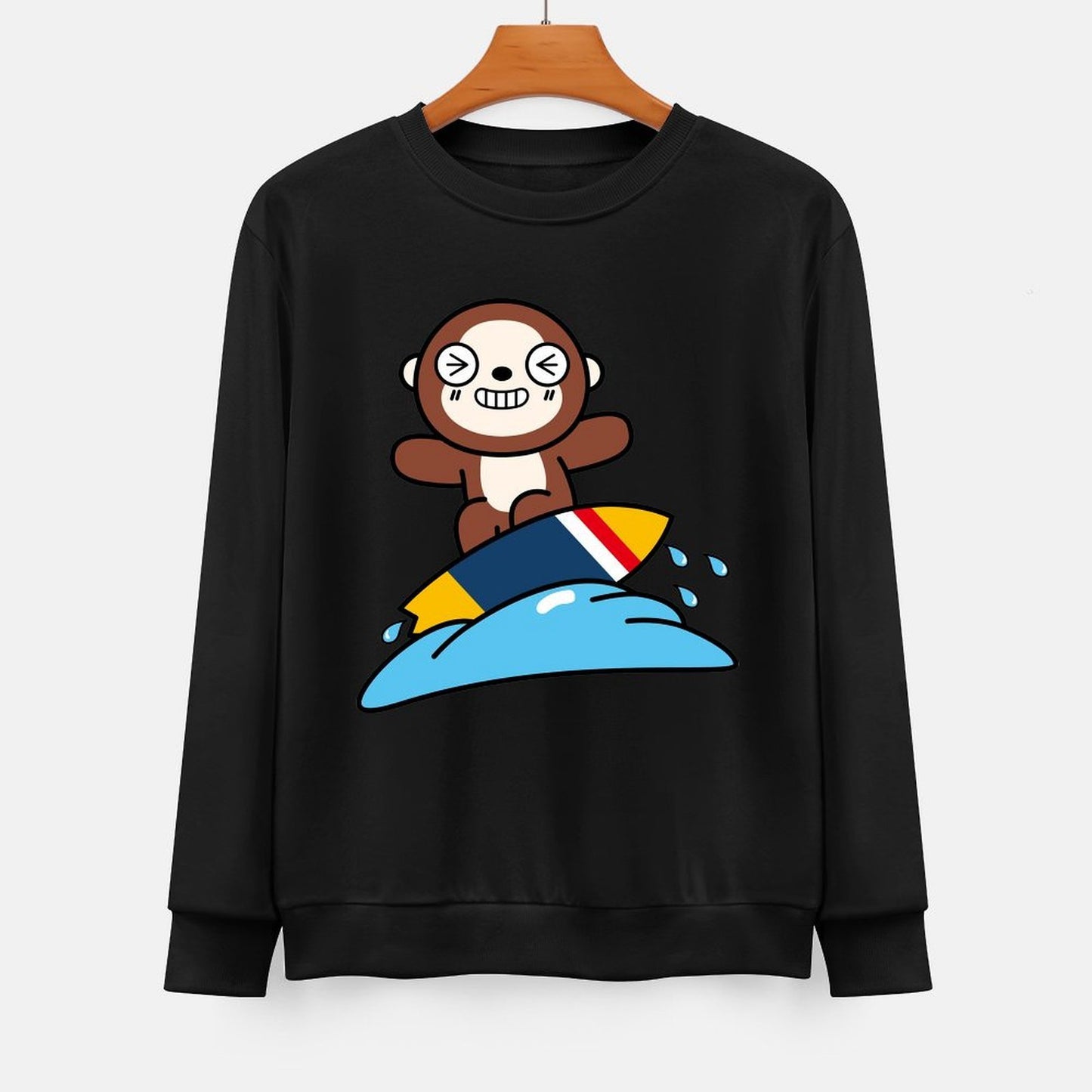 Front Patterned Long Sleeve TopOutdoor Fresh