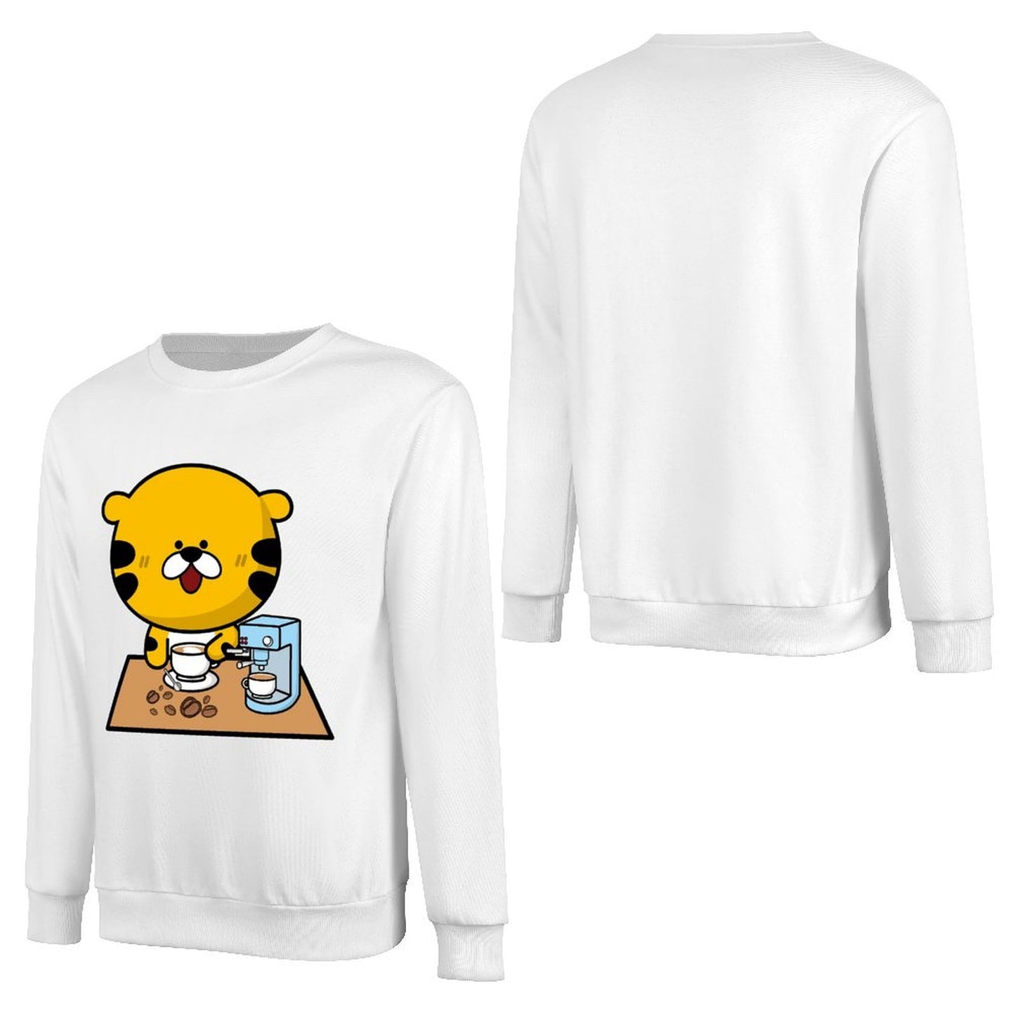 Front Patterned Long Sleeve Top Street ModernFit