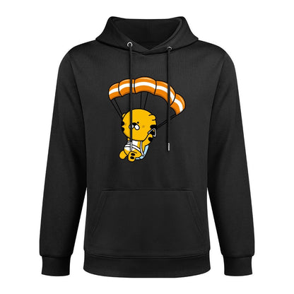 RegularFit Plain Front Graphic Hoodies