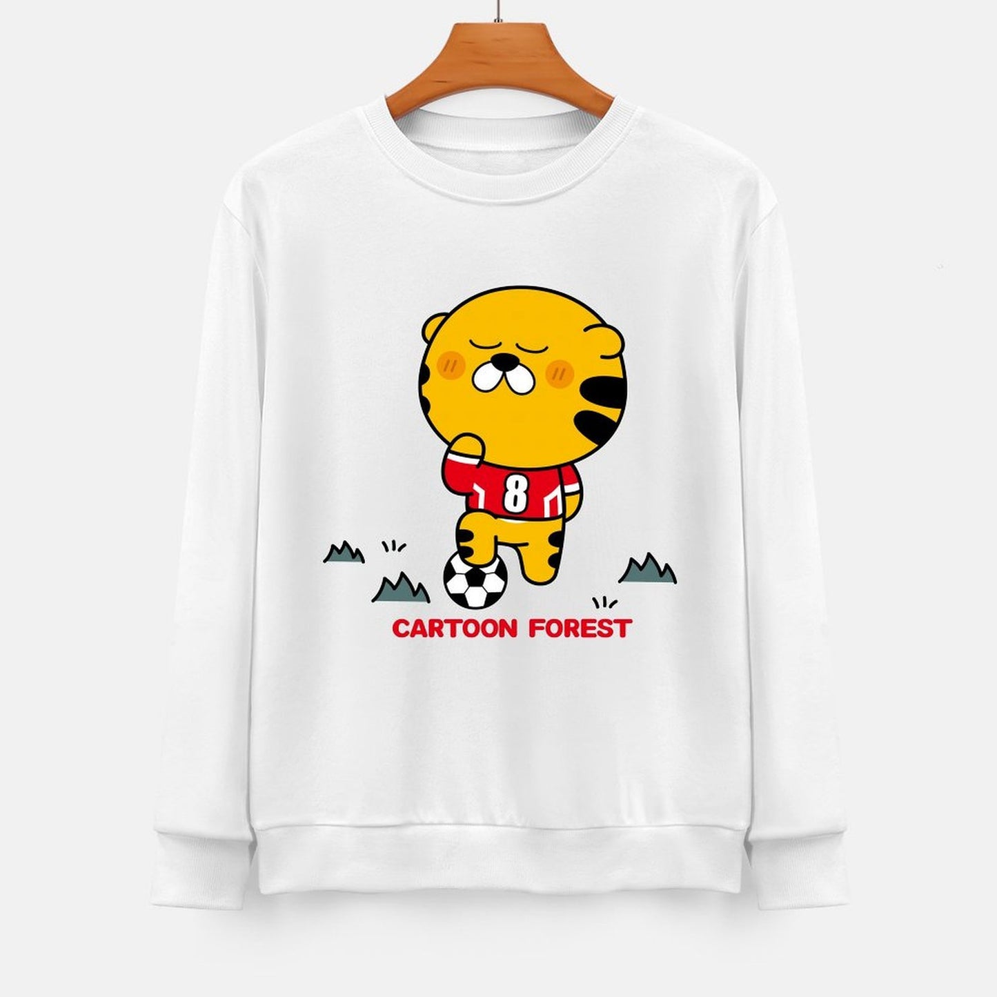 Front Patterned Long Sleeve TopEverydayWear SoftWear