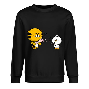 Front Patterned Long Sleeve TopSoftFeel DailyFit