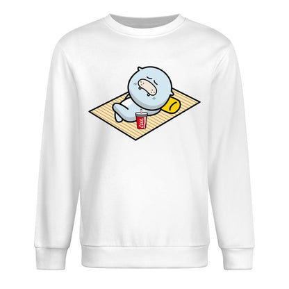 Front Patterned Long Sleeve TopSoftFeel Chill