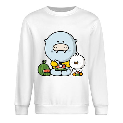 Front Patterned Long Sleeve TopRetro Fitted