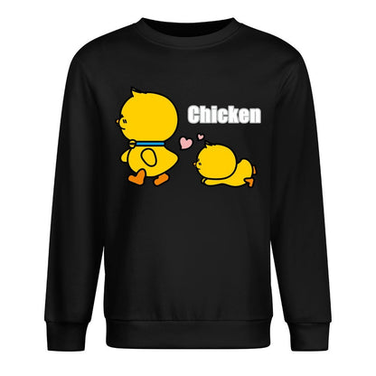 Front Patterned Long Sleeve TopSoft-Touch Eco-Conscious