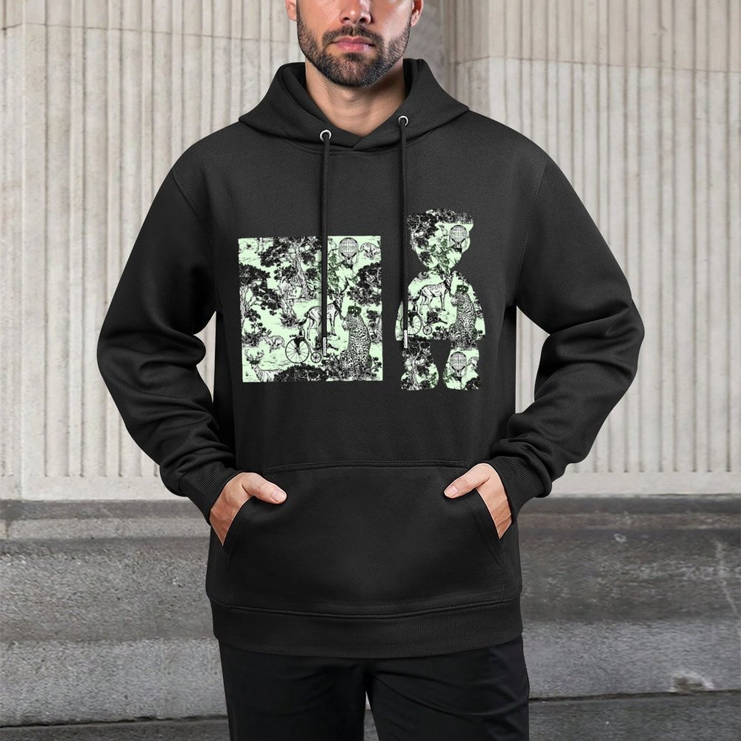 Hoodie Front PatternTimelessComfort LifestyleLine