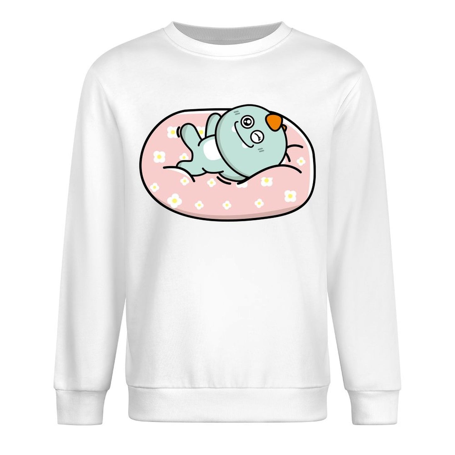 Front Patterned Long Sleeve TopLifestyleLine Lightweight