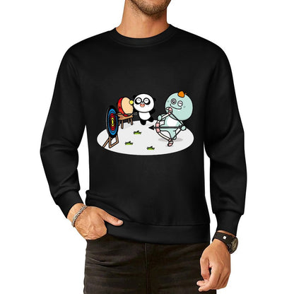 Front Patterned Long Sleeve TopMade-to-Order Double-Stitched