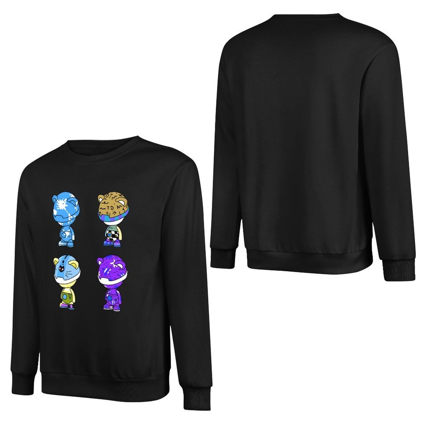 IPIB 250g Crew Neck Long Sleeve Sweatshirt Front GraphicCrew Neck Long Sleeve Sweatshirt6000074-5