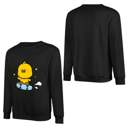 Front Patterned Long Sleeve TopFade-Proof ComfortLine