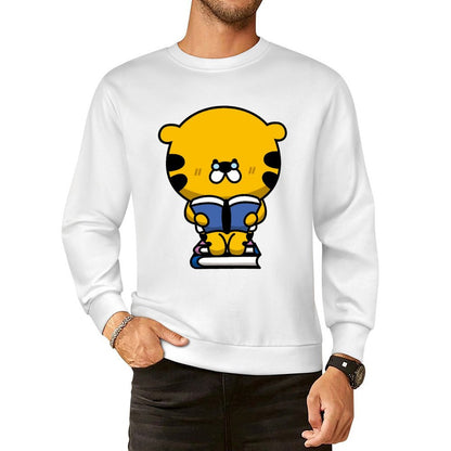 Front Patterned Long Sleeve TopColorfast Fitted