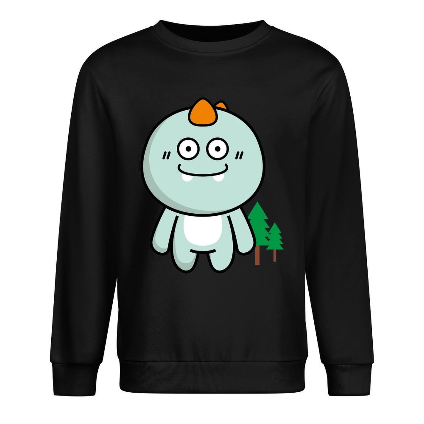 Front Patterned Long Sleeve TopUrban Heat-Transfer