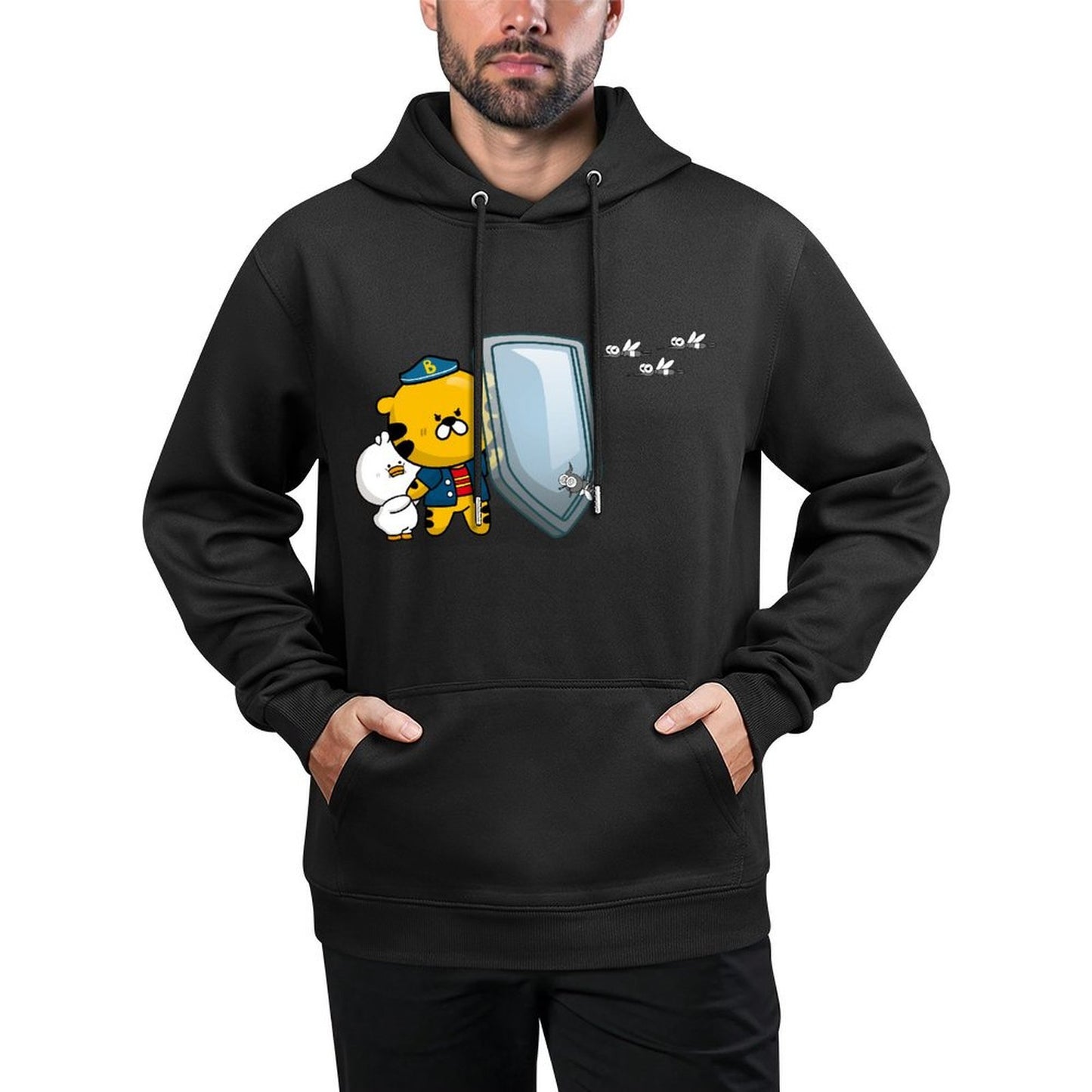 IPBR 250g Hooded Pocket Sweatshirt Front GraphicMen's Hooded  Sweatshirt4001083