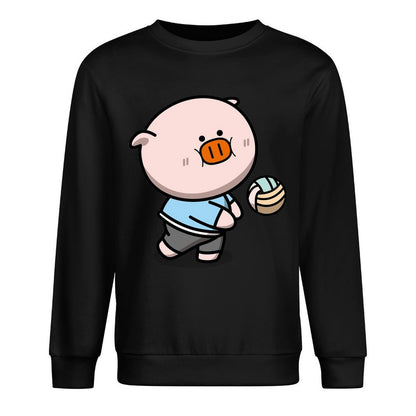 Front Patterned Long Sleeve TopSoftTouch Fitted