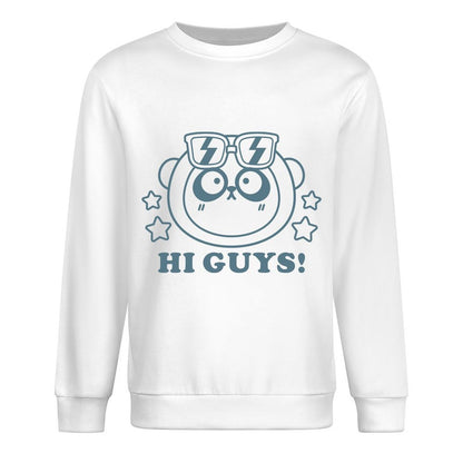 Front Patterned Long Sleeve TopActiveWear Soft