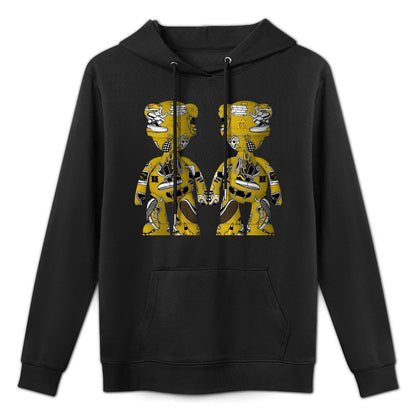 Hoodie Front PatternPrint-Ready Modern