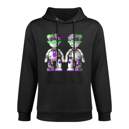 IPIB 250g Hooded Pocket Sweatshirt Front GraphicMen's Hooded  Sweatshirt6000089-3