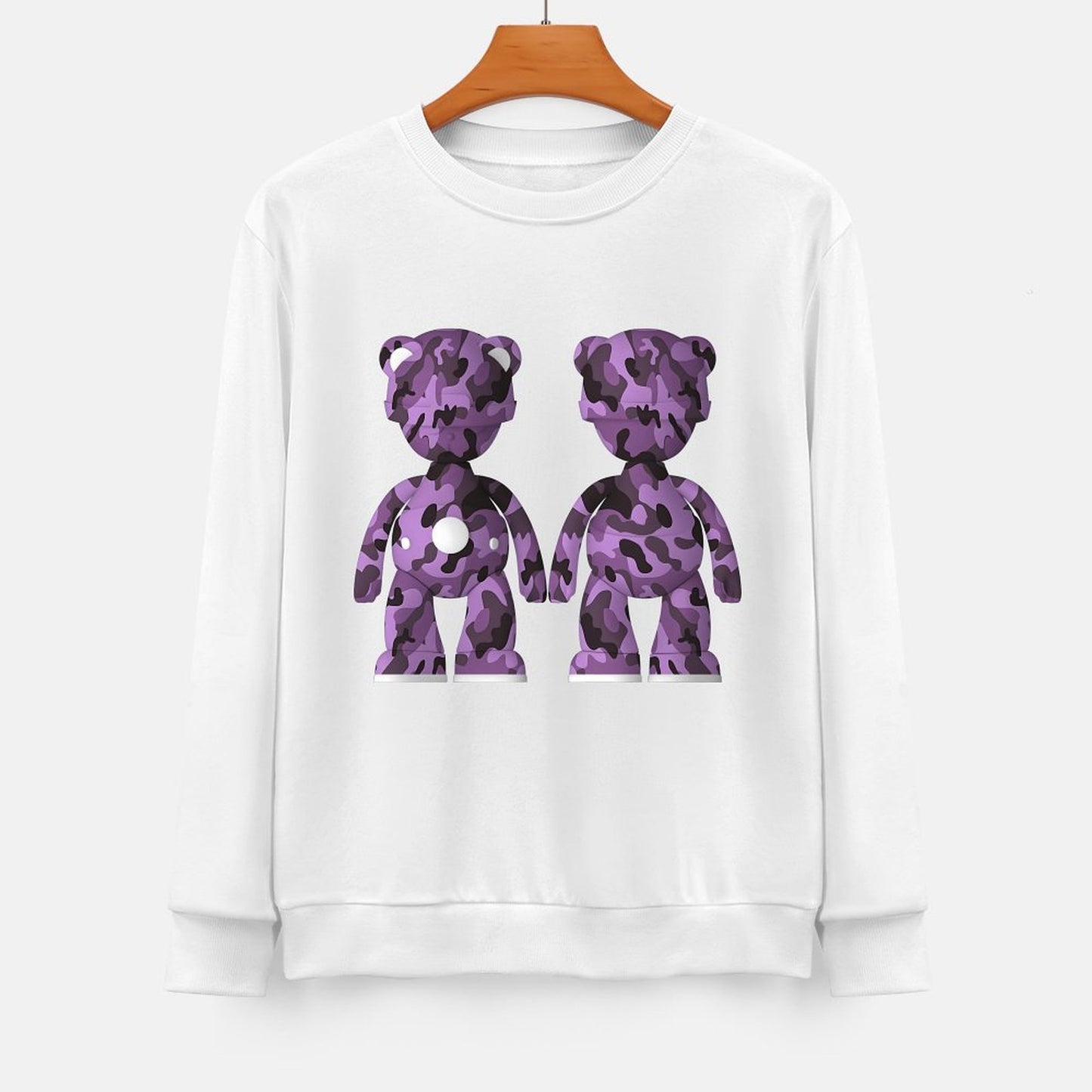 Long Sleeve With Front PatternSimple Crisp Print