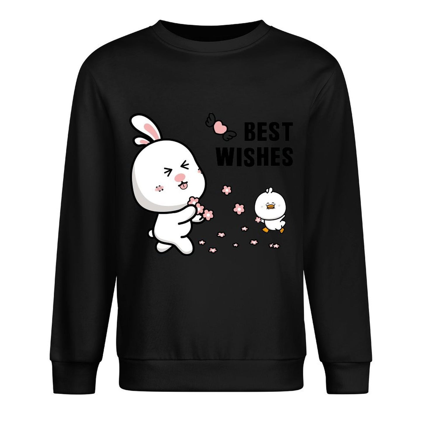 Front Patterned Long Sleeve TopCleanCut Tear-Resistant