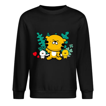 Front Patterned Long Sleeve TopCotton Performance