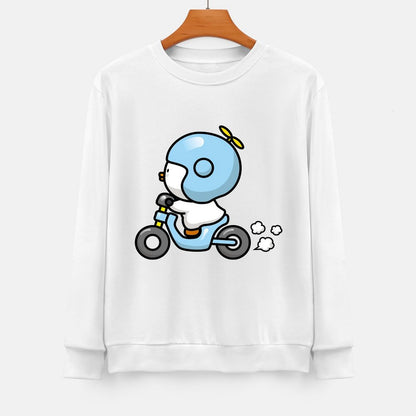 Front Patterned Long Sleeve TopActiveLine Wrinkle-Free