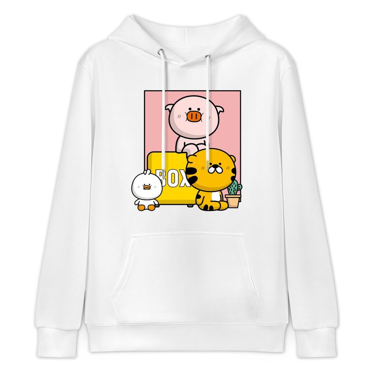 Front Graphic HoodiesEasy-Care Shrink-Resistant