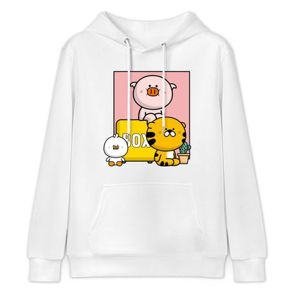 Front Graphic HoodiesEasy-Care Shrink-Resistant