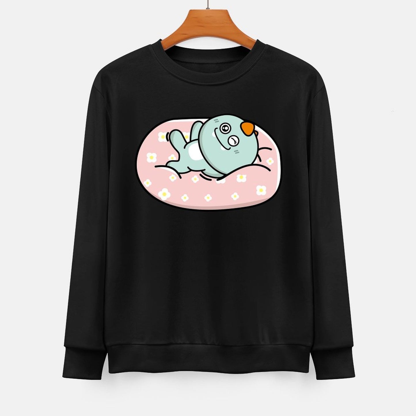 Front Patterned Long Sleeve TopLifestyleLine Lightweight