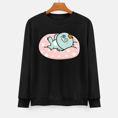 Front Patterned Long Sleeve TopLifestyleLine Lightweight