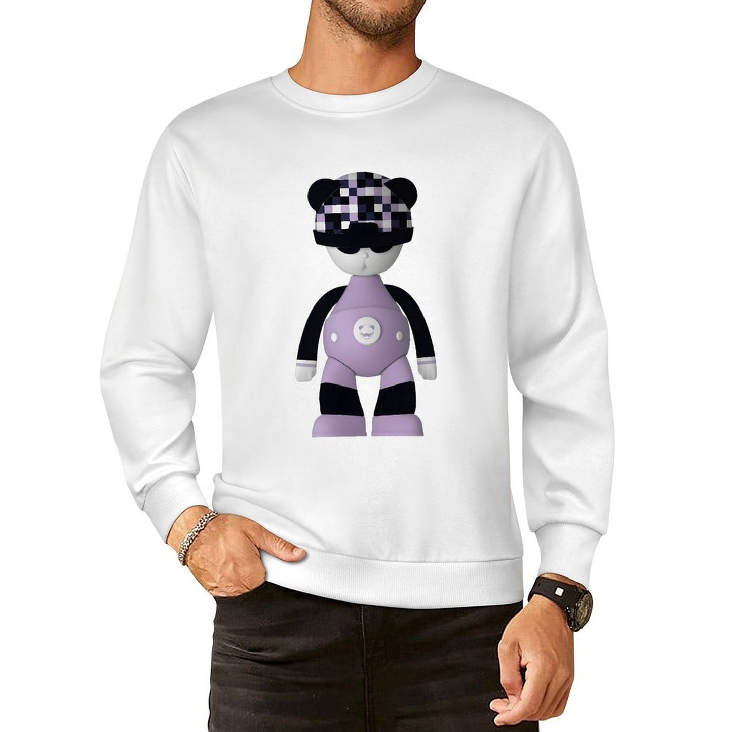 Long Sleeve With Front PatternClassic Fitted