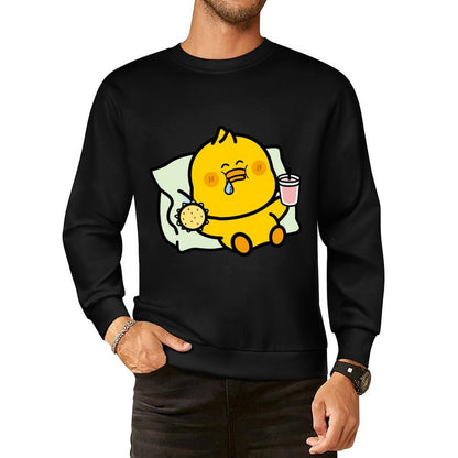 Front Patterned Long Sleeve TopPromotional Soft-Touch