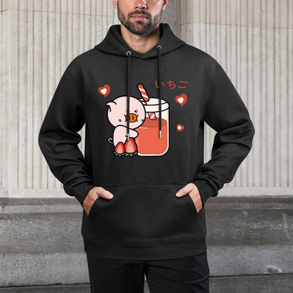 High-Quality Crewneck Front Graphic Hoodies