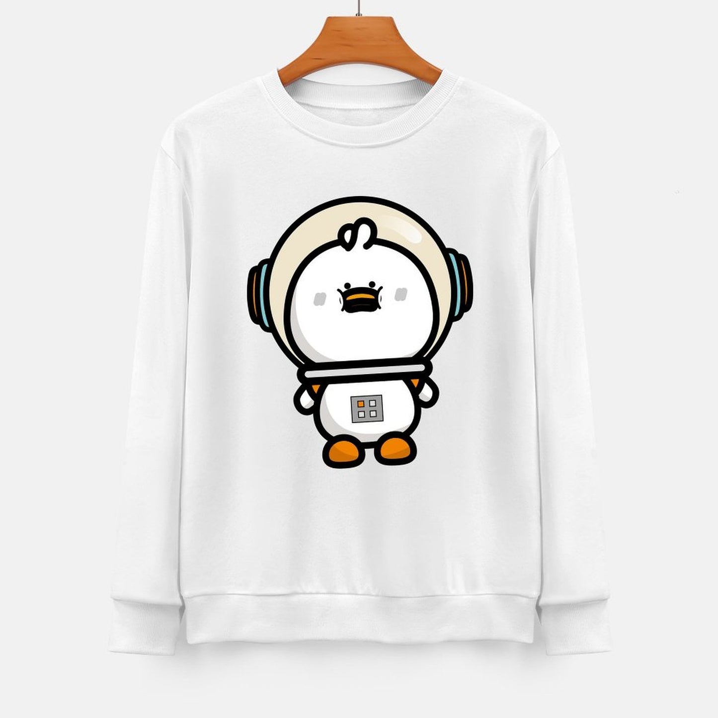 Front Patterned Long Sleeve TopEverydayWear Crisp Print