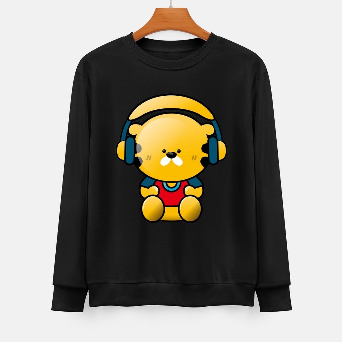  Front Patterned Long Sleeve TopNatural StreetStyle