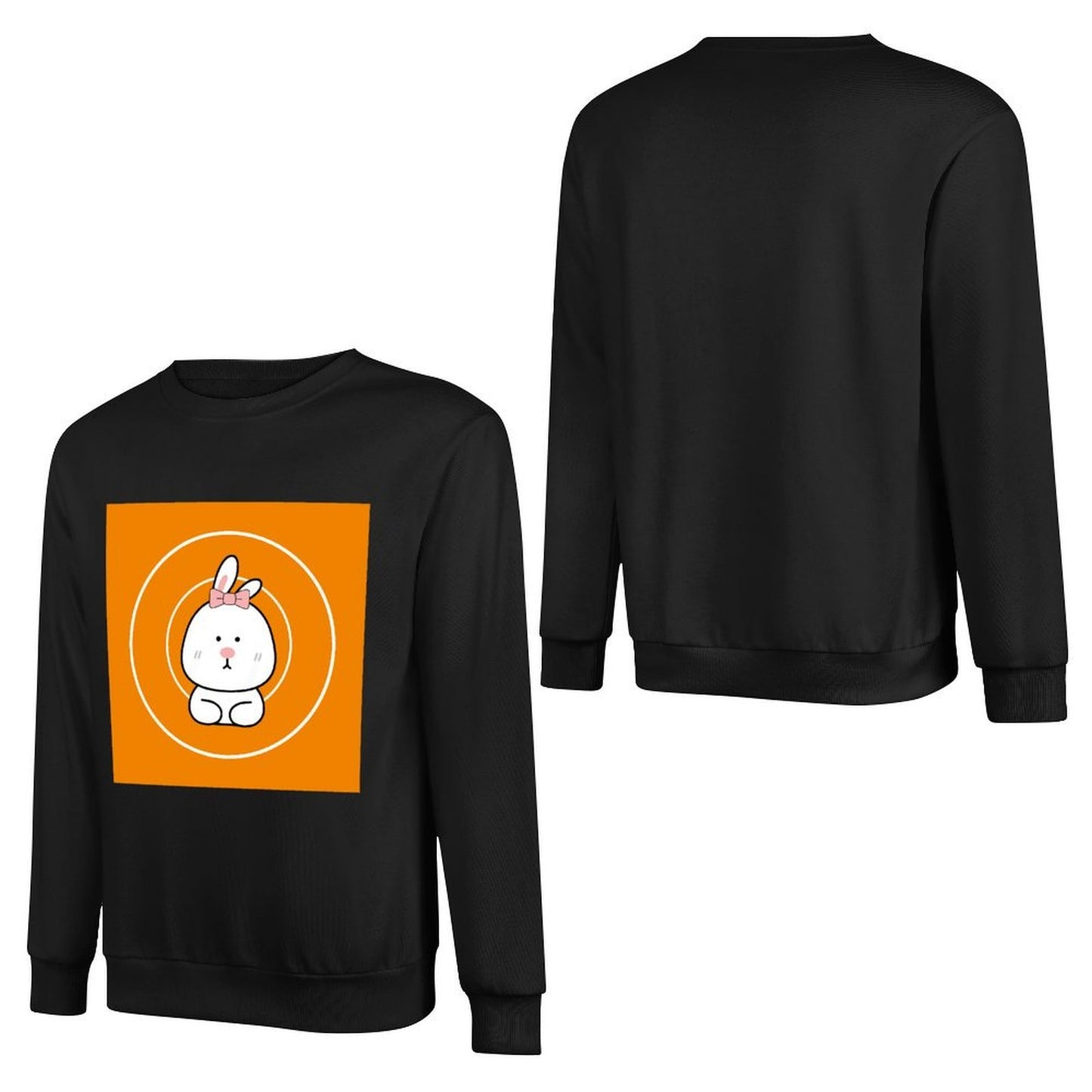 Front Patterned Long Sleeve TopCasual Sharp