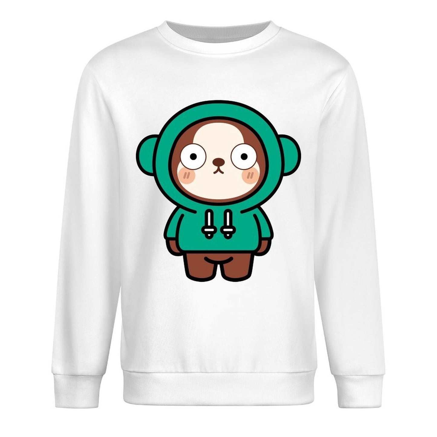 Front Patterned Long Sleeve TopNeutral Street