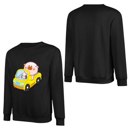 Front Patterned Long Sleeve TopSimple Series