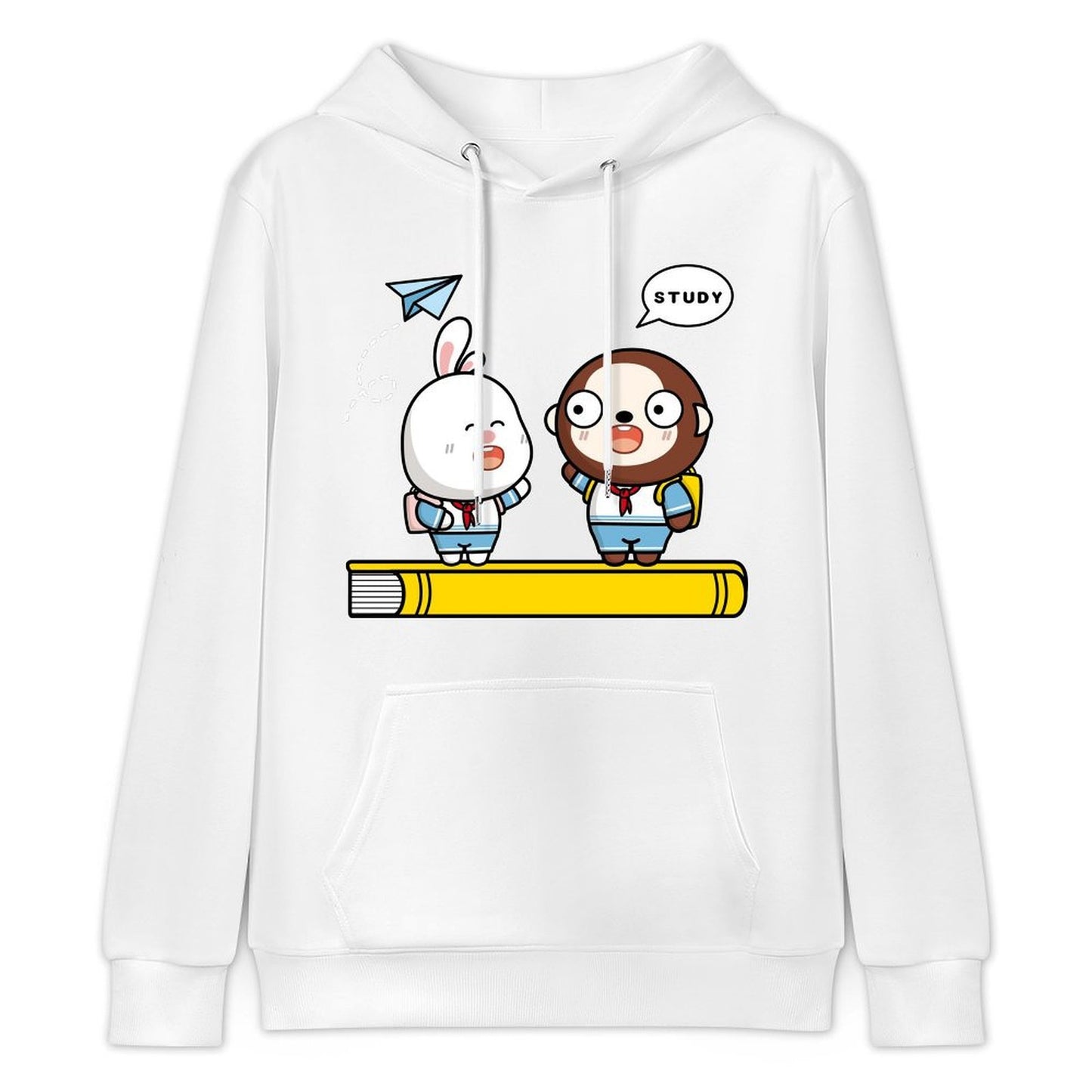 Plain Logo-Ready Front Graphic Hoodies