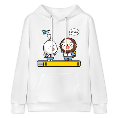 Plain Logo-Ready Front Graphic Hoodies