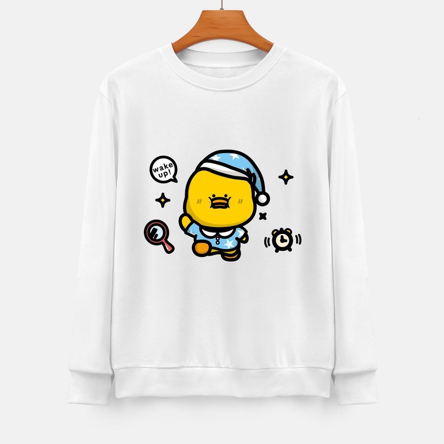 Front Patterned Long Sleeve TopAllSeason Minimal