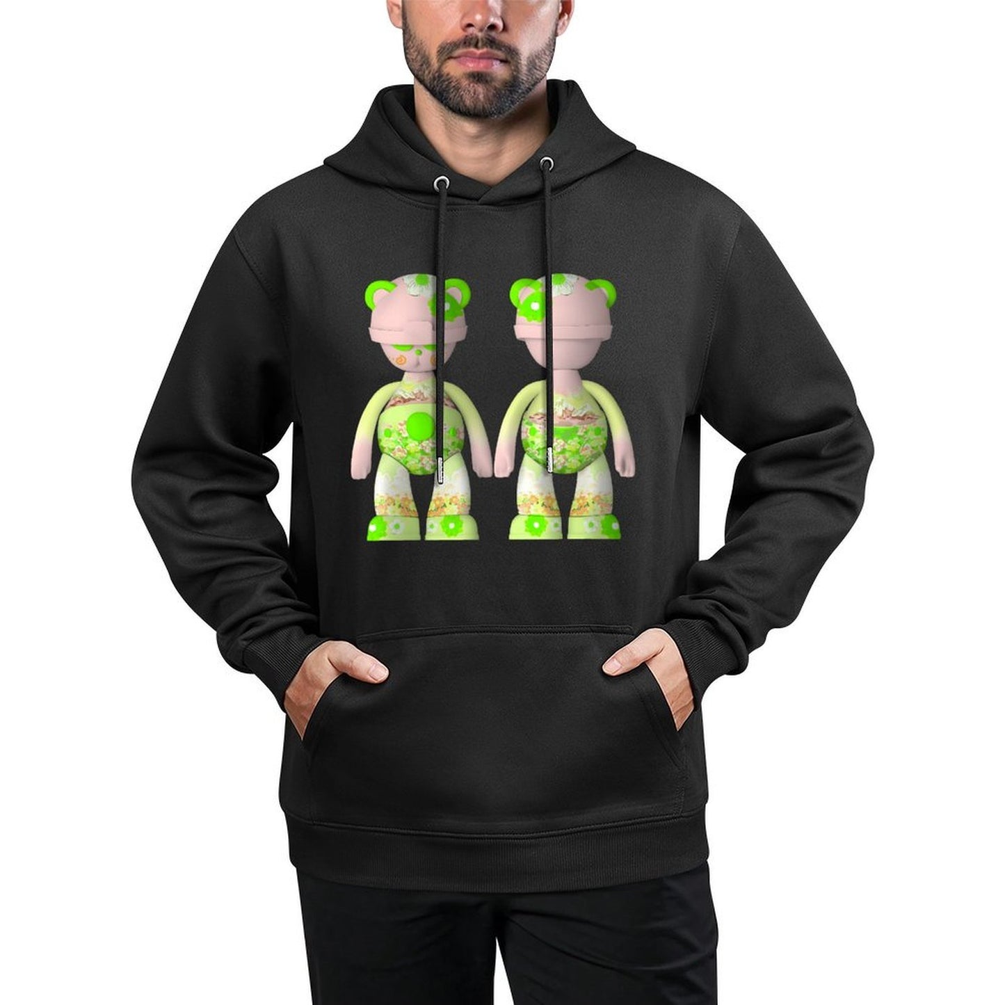 IPIB 250g Hooded Pocket Sweatshirt Front GraphicMen's Hooded  Sweatshirt6000080-7