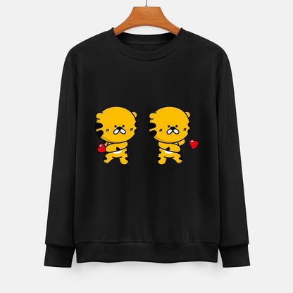 Front Patterned Long Sleeve TopTimelessStyle Heat-Transfer