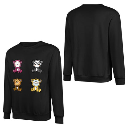 Front Patterned Long Sleeve TopSoftFeel Basic