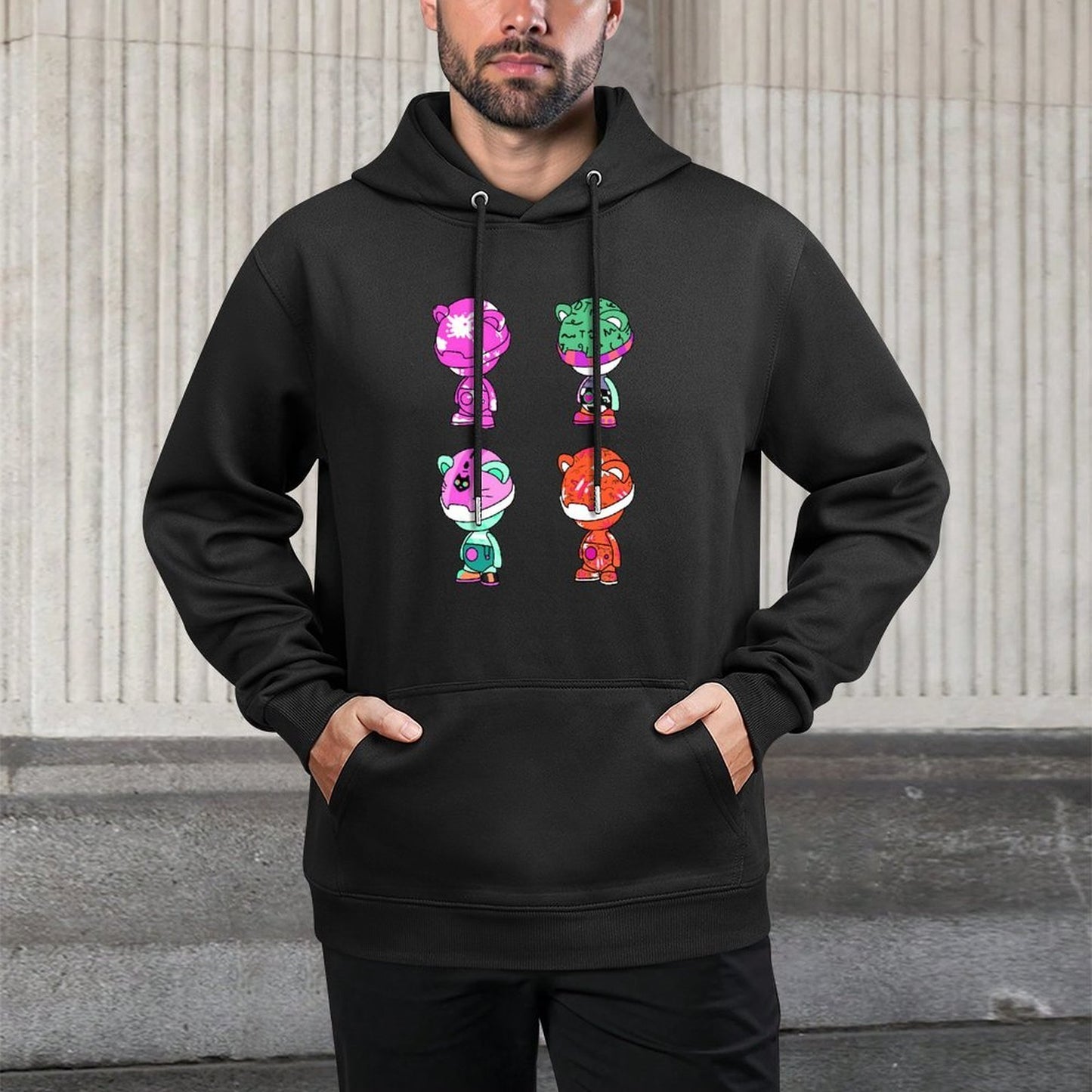 Hoodie Front PatternStreetFit Seamless