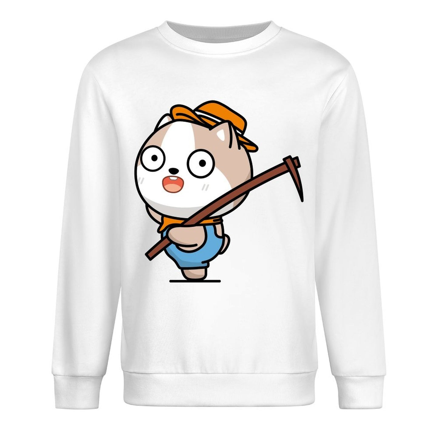 IPBR 250g Crew Neck Long Sleeve Sweatshirt Front GraphicCrew Neck Long Sleeve Sweatshirt4000117