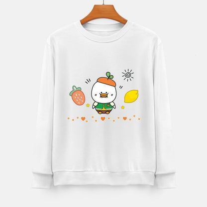 Front Patterned Long Sleeve TopIndoor ComfortFit