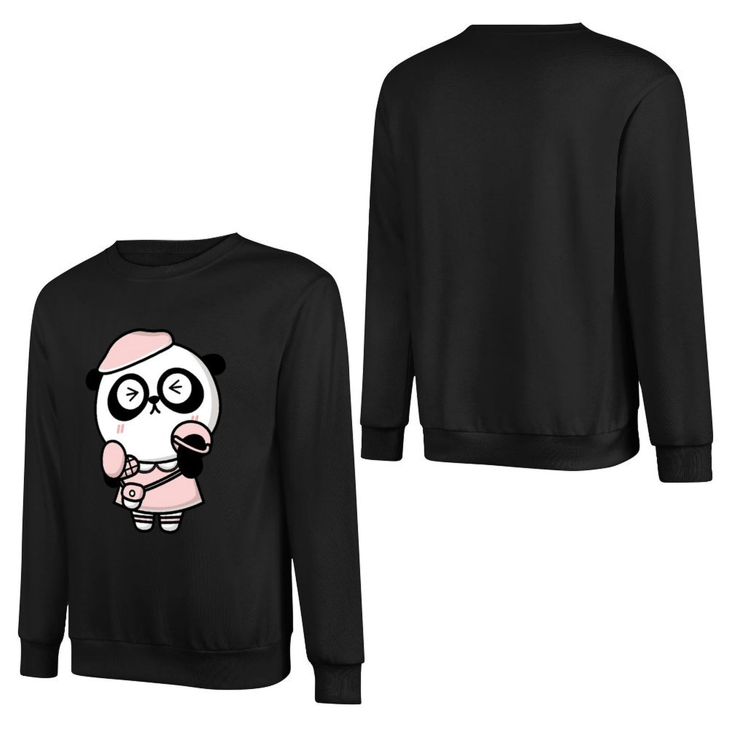 Front Patterned Long Sleeve TopLightweight SmoothWear