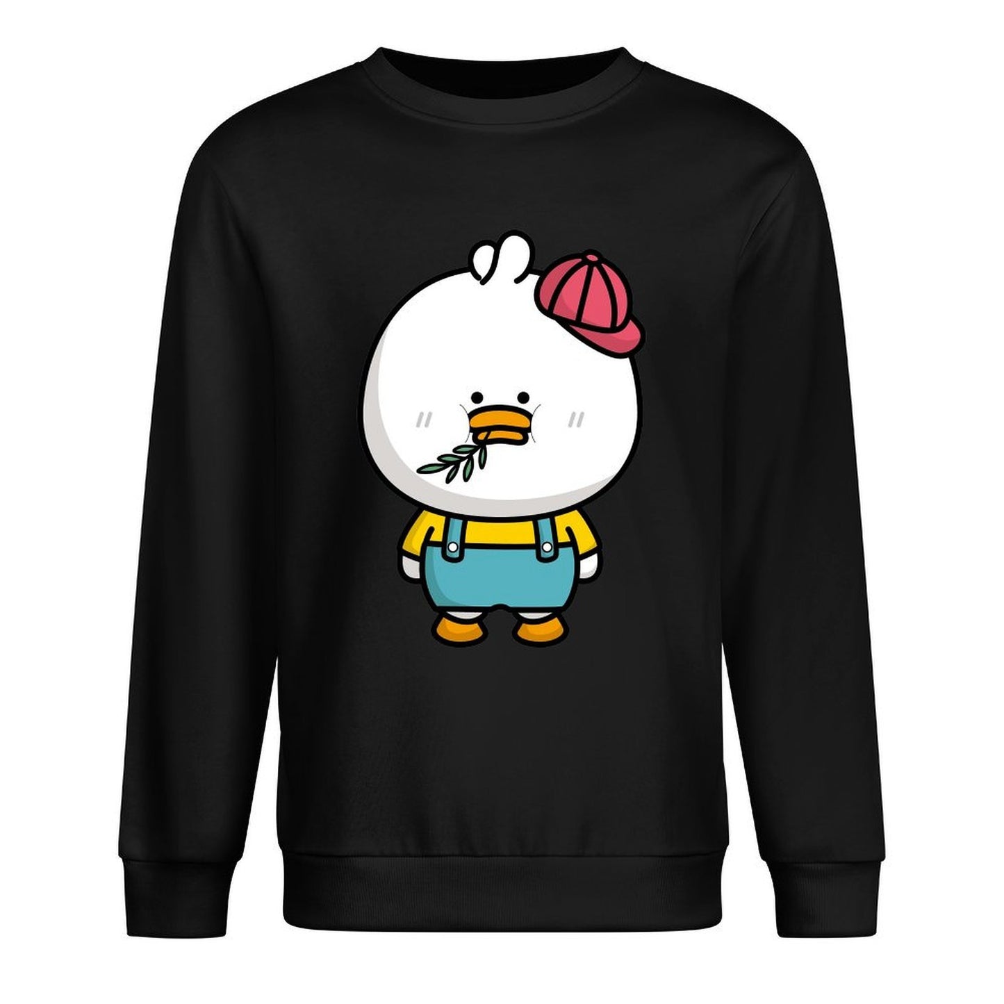 Front Patterned Long Sleeve TopRegularFit Easy-Care