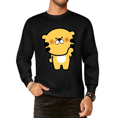 Front Patterned Long Sleeve TopSolid Minimalist