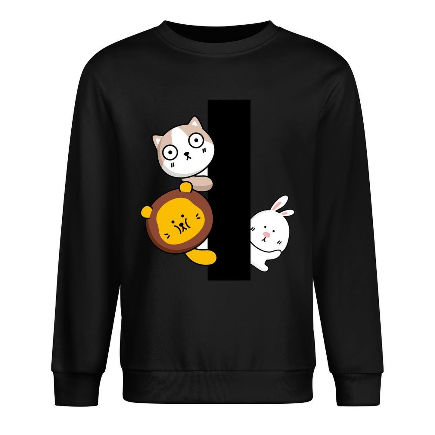 Front Patterned Long Sleeve TopHeavyweight Timeless