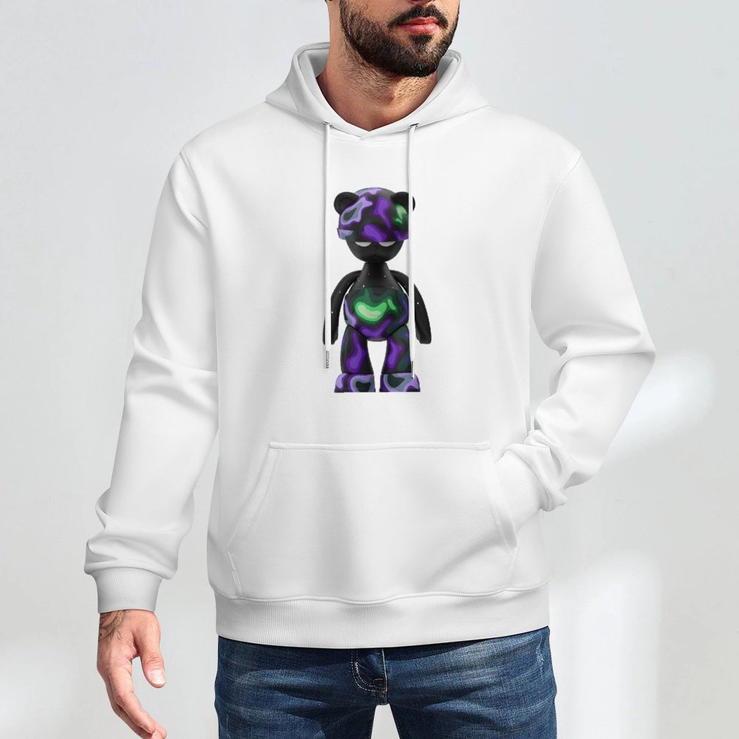 Hoodie Front PatternRecycled Colorfast